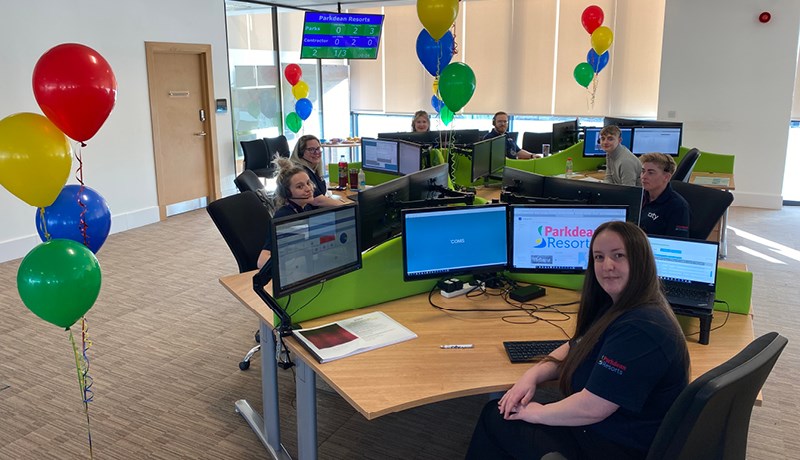 The dedicated City Service Desk team for Parkdean Resorts